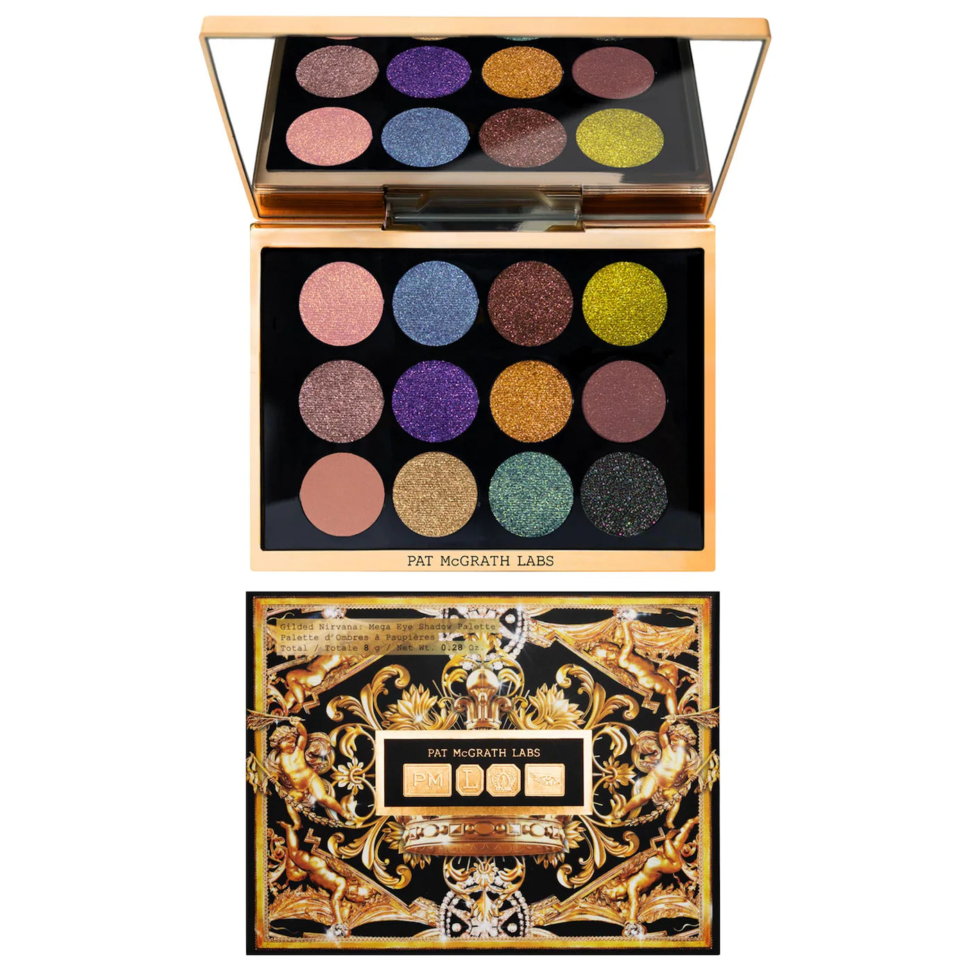 Sobre pedido: PAT McGRATH LABS GILDED NIRVANA: MEGA EYE SHADOW PALETTE
